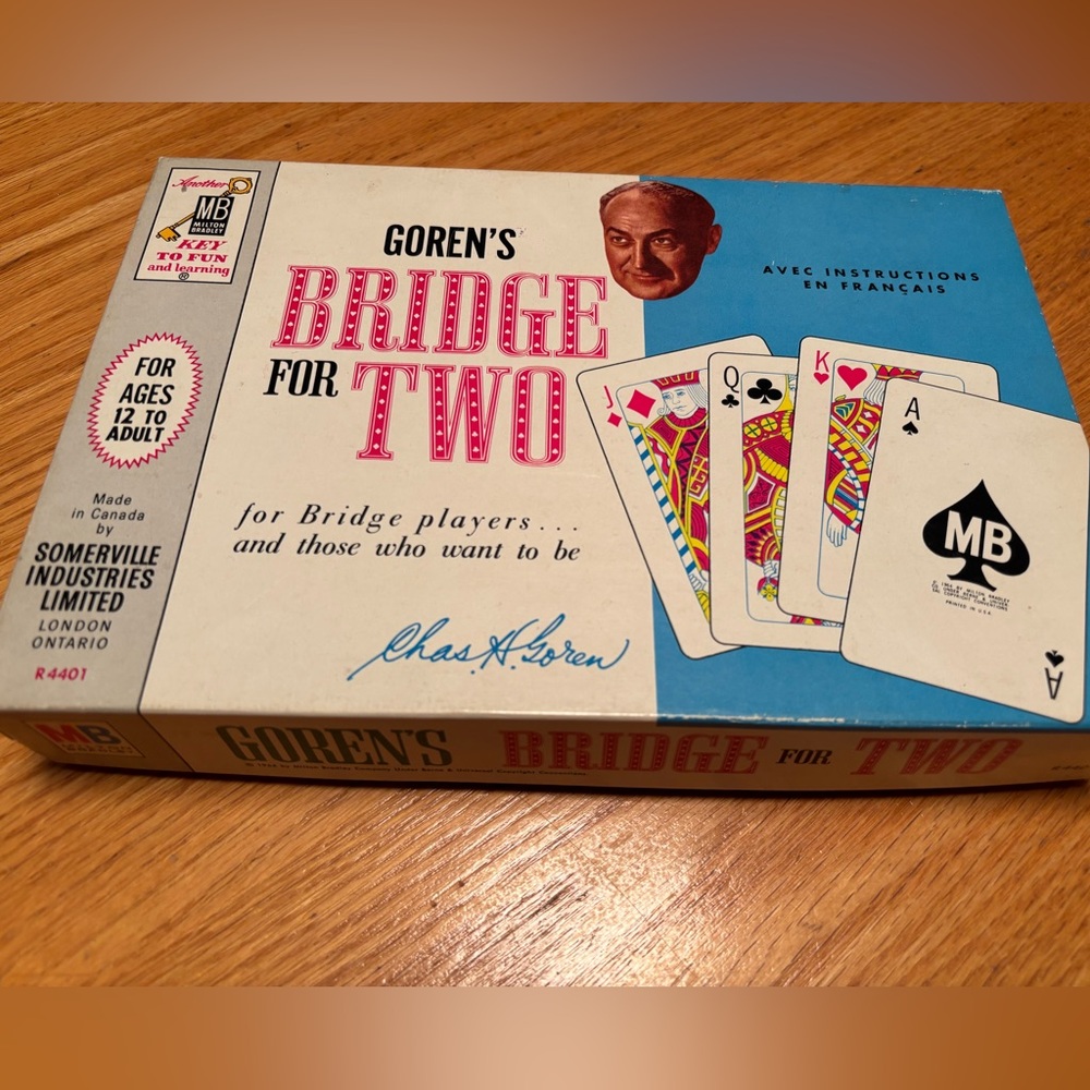 Goren's Bridge for Two Card Game